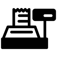 Cashier machine icon