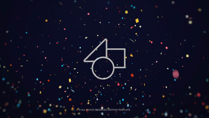 Confetti Burst Logo Reveal