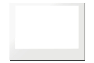 vector  polaroid card