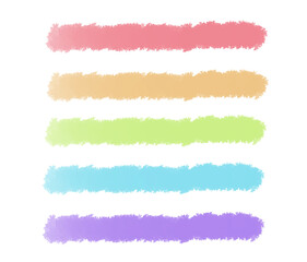 Colorful Line Heading Set