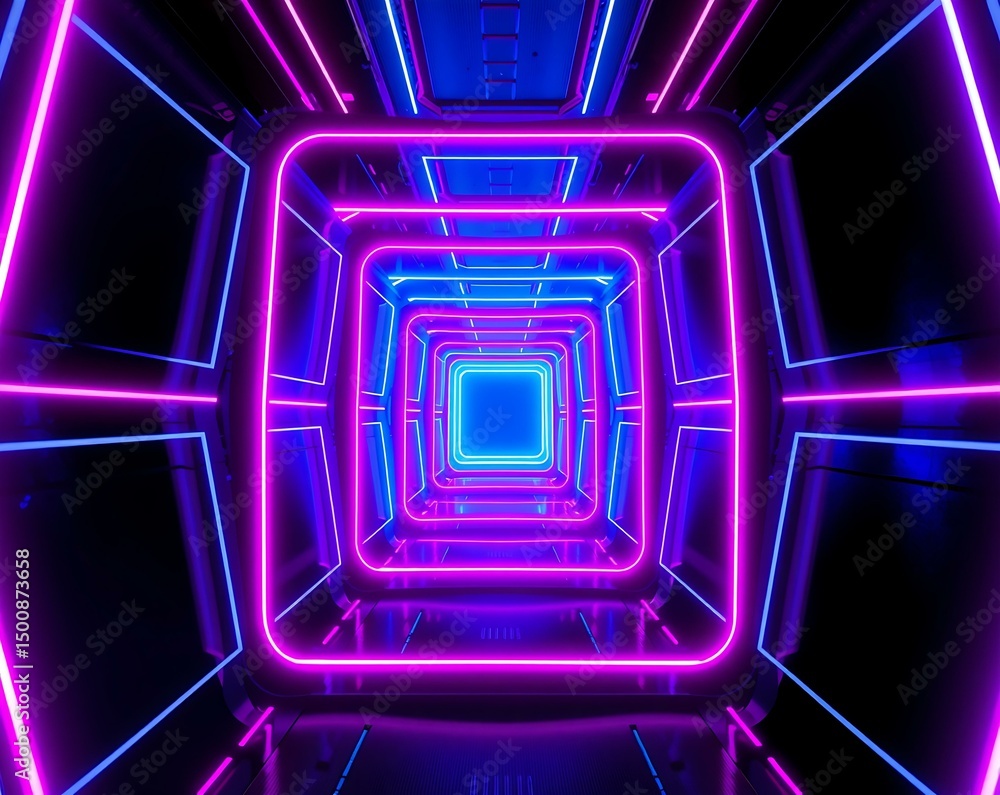 Aufkleber dynamic technology background with flowing speed lines, symbolizing motion, data transfer, and digit