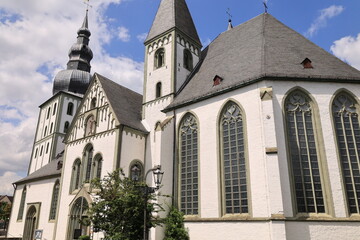 Blick auf die Große Marienkirche im Zentrum der Stadt Lippstadt in Nordrhein-Westfalen