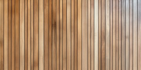 Contemporary Design Textured Background Of Thin Ash Timber Planks in Natural Light Tone