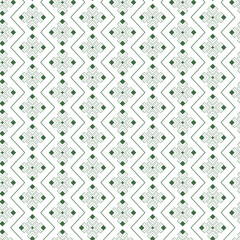 Ethnic-Inspired Green Geometric Diamond Pattern – Seamless Tribal Style Design