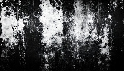 Obraz premium Abstract monochrome background shows a heavily textured grunge surface look.