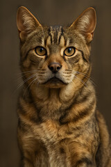 Obraz premium close up portrait of a cat