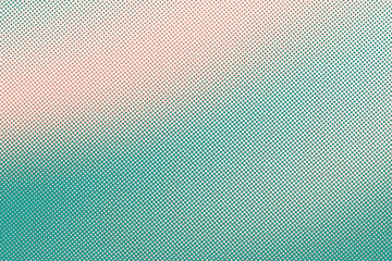 Abstract Duo Tone  Tosca and Pink Gradient Texture with Halftone Effect, Abstract Halftone Gradient Texture