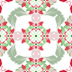 Ikat seamless pattern design , handmade, Floral pixel art pattern, Textile business , Vector Images For printing on Fabric, Wallpaper, Carpet, Ceramics, etc.

