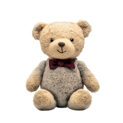 Obraz premium teddy bear isolated on transparent background.