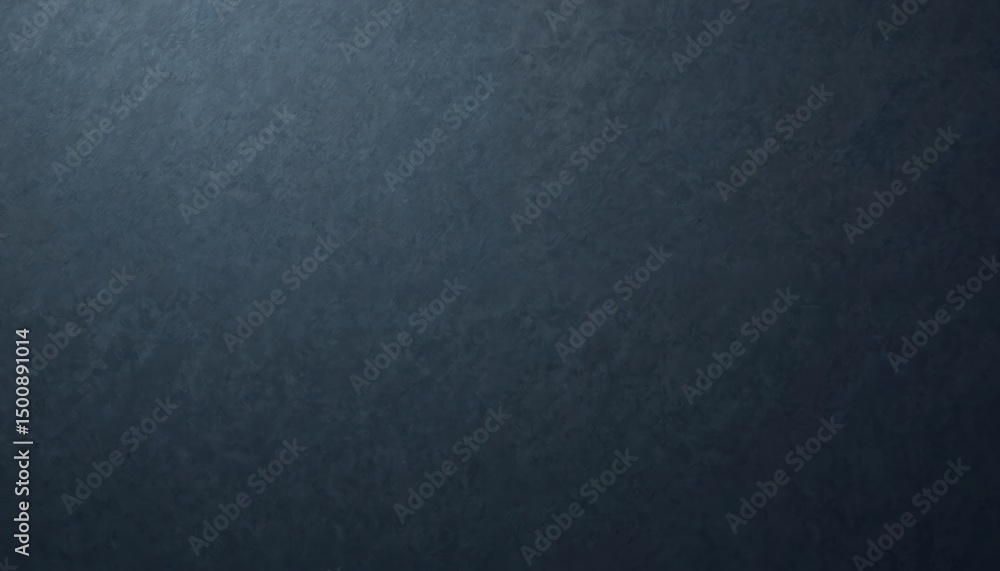 Poster Dark paper texture background with shades of grey and blue. Abstract grunge style. Surface resembles weathered stone or metal. Ideal for graphic design, web design, wallpapers, presentations.