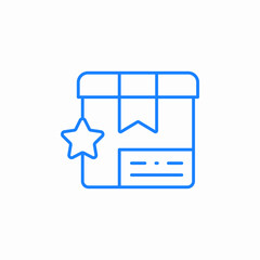 rate box icon sign vector