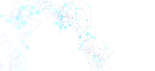 Abstract background with connected dots and lines.  Perfect for technology, network, or connection themes.