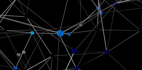 Futuristic network connections, data flow, global communication, technology, digital, abstract background.