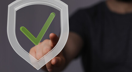 Cybersecurity, data privacy, online safety, secure access, digital protection, verified, approved,...