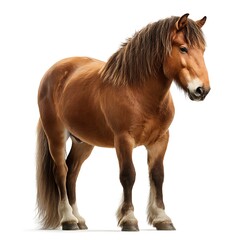 Obraz premium horse isolated on white background