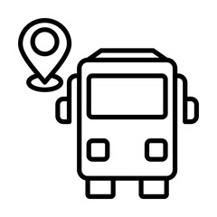 Transportation single icon