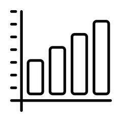 Growth rate single icon