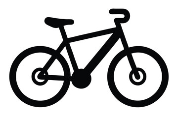electric bicycle vector icon