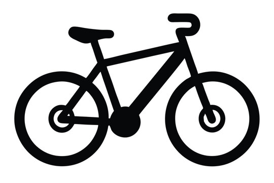 electric bicycle vector icon