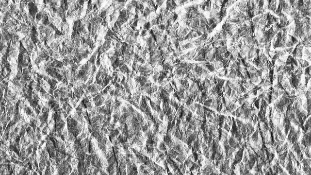 Extreme Crumple Texture on White Paper