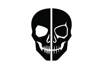 Fototapeta premium skull and crossbones vector icon