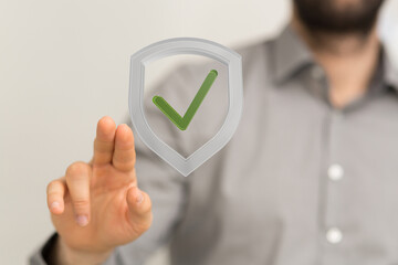 Cybersecurity, data protection, online safety, digital shield, verified security, secure access,...