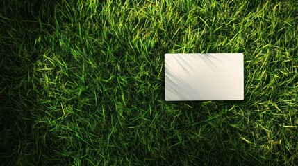 white recycle sign on green grassy background