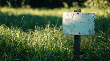 white recycle sign on green grassy background