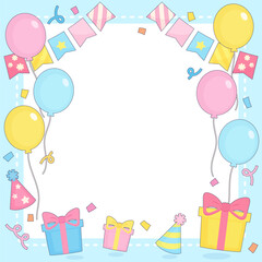 birthday celebration frame 1