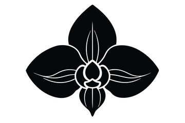 orchid vector icon