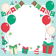 christmas celebration frame 1