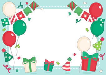 christmas celebration frame 2