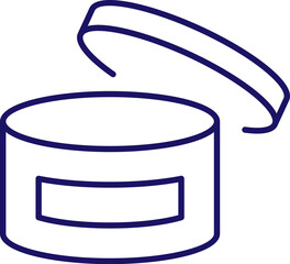 Cosmetic Bottle Isolated Sign for Web Sites, Books, Cards, Apps