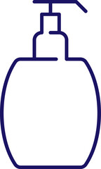 Obraz premium Symbol of Cosmetic Bottle for Graphics, Concept, Apps