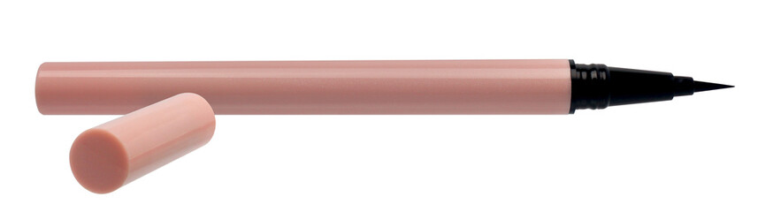 Pink Cosmetic Eyeliner Pen on transparent background png