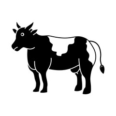 Cow Icon Glyph