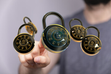 Secure your digital assets.  Strong passwords and encryption are key to online safety.