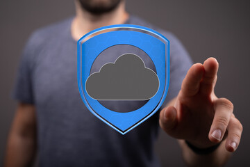Safeguarding your cloud data with robust security measures.