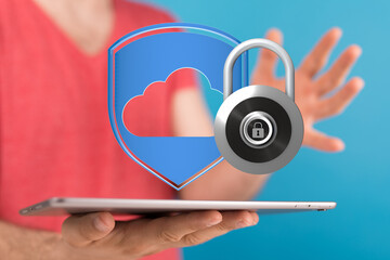 Cloud security, data protection, digital safety, secure access, online privacy, cybersecurity,...