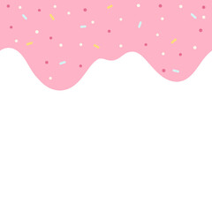 pink melting background