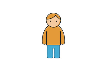 single person with white 