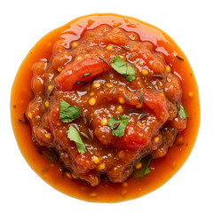 Fresh Tomato Chutney with Coriander and Cumin