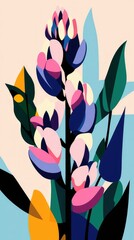 abstract floral background