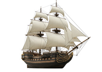 Vintage Sailing Ship Model
