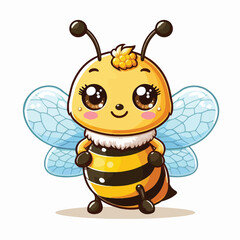 Vector Cartoon Bee