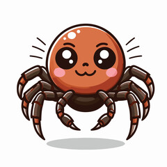 Vector Cartoon Spider