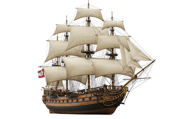 18th Century Sailing Ship Model