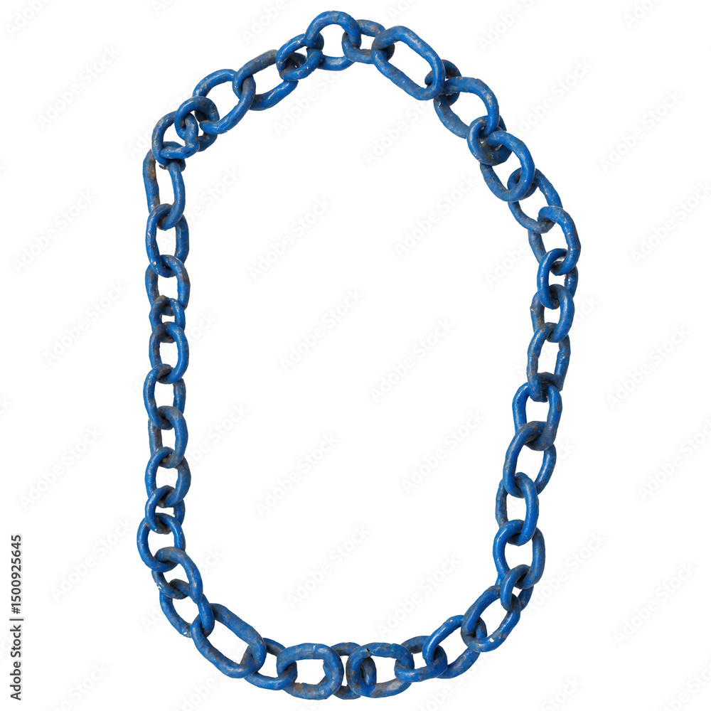 Poster binding chain medieval object item transparent background isolated png stock