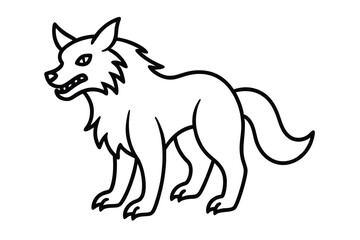 wolf vector illustration