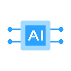 Artificial Intelligence - AI Icon Illustration